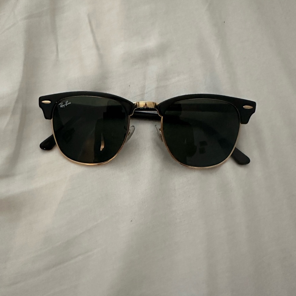 Ray-Ban Clubmaster Sunglasses with Black and Gold
